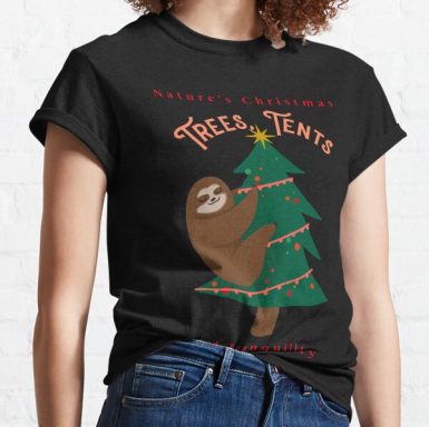 Nature's Christmas: Trees, Tents and Tranquility Classic T-Shirt