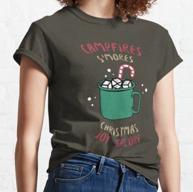 Campfire S'mores, Christmas Joy Galore Classic T-Shirt