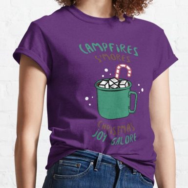 Campfires, Smores, Christmas Joy Galore Classic T-Shirt