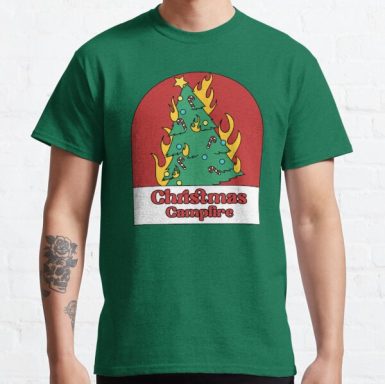 Christmas Tree Campfire Shirt Classic T-Shirt